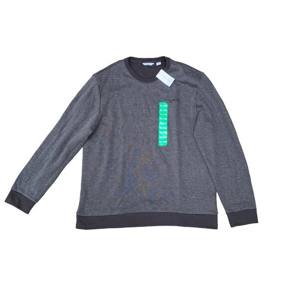 BUNDLE of 2 Brand New Calvin Klein Sweatshirt XL Gray & Blue - Picture 6 of 9